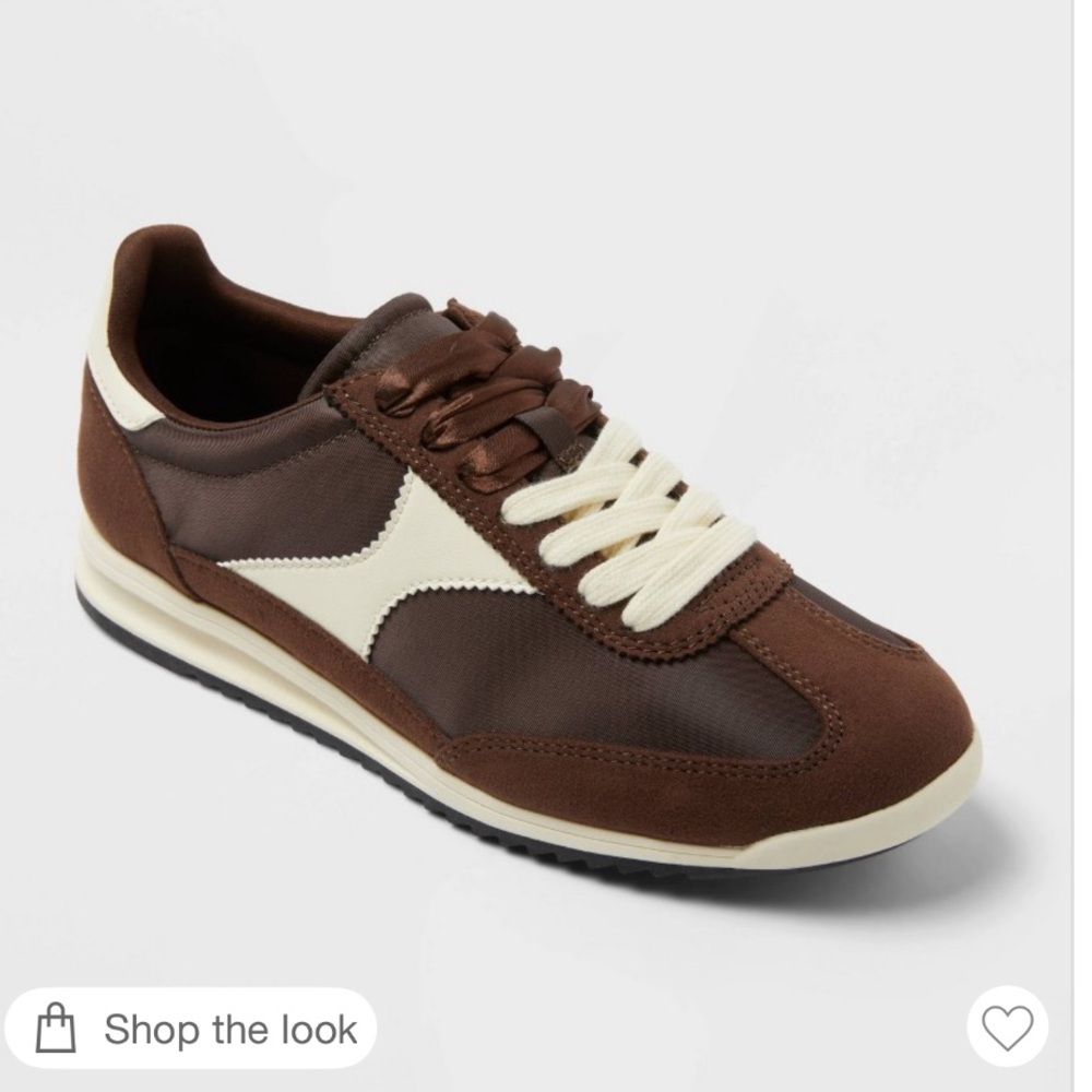 NEW Universal Thread Retro Skyler Jogger Sneakers with Memory Foam Brown Size 7